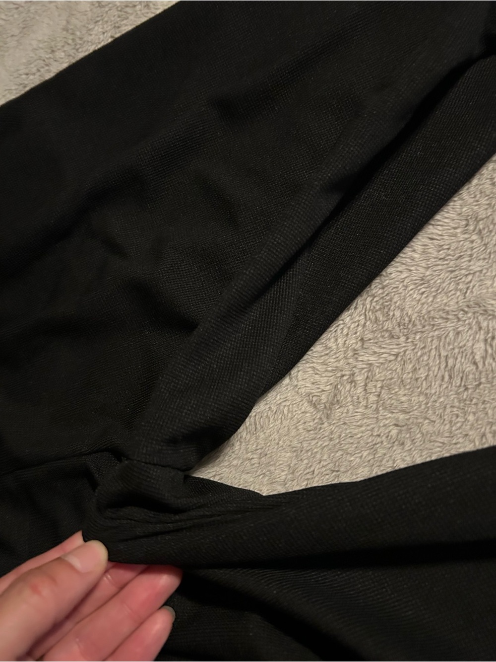 NWOT Black Wide-Leg High Waist Trousers - Picture 11 of 12